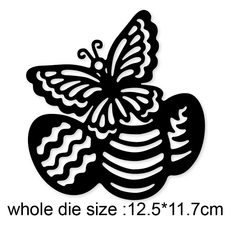 Шелковый червяк хризалис бабочка металлическая высекальная форма трафарет для