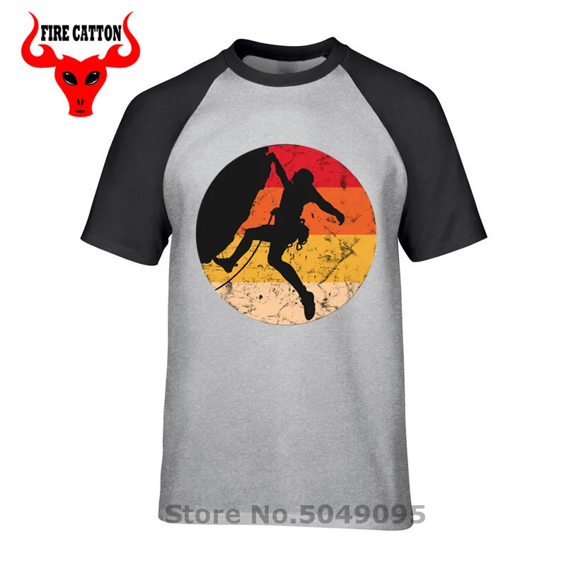 Мужская Винтажная футболка в стиле ретро для скалолазания homme 2020 новейший дизайн