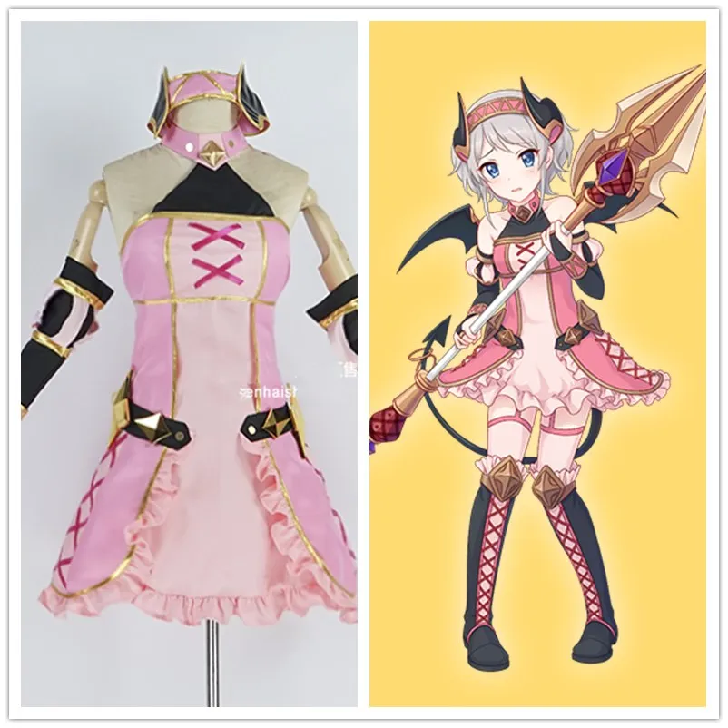 

Game!Princess Connect! Re:Dive Akari Cosplay Costume Lovely Dress Halloween Carnival Costumes for Women Girls Suits Custom Made