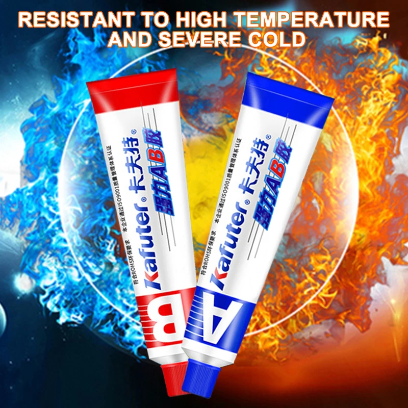 Кафтер 70 г A + B клей акриловый специальный быстросохнущий Стеклянный