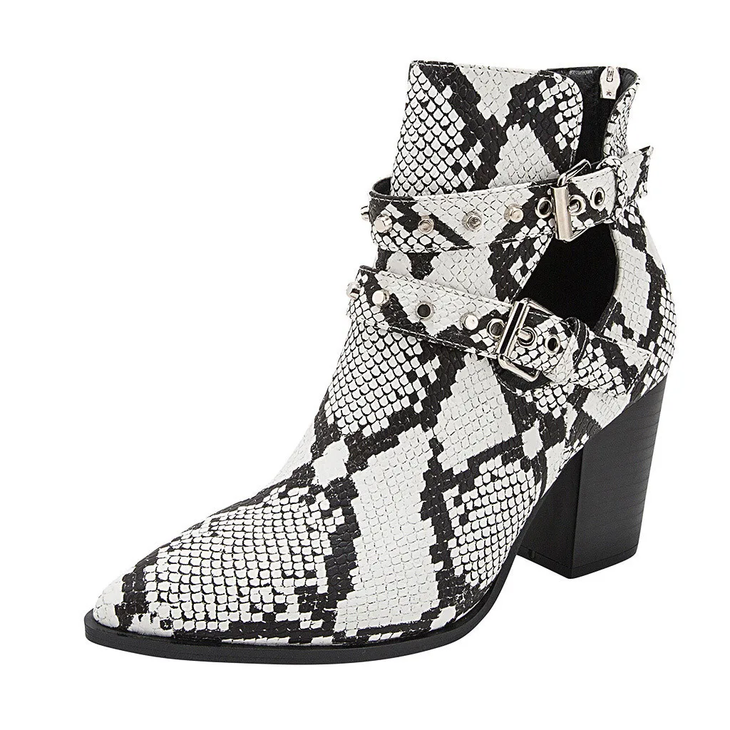 2019 мотоциклетные ковбойские ботинки в западном стиле женские из искусственной