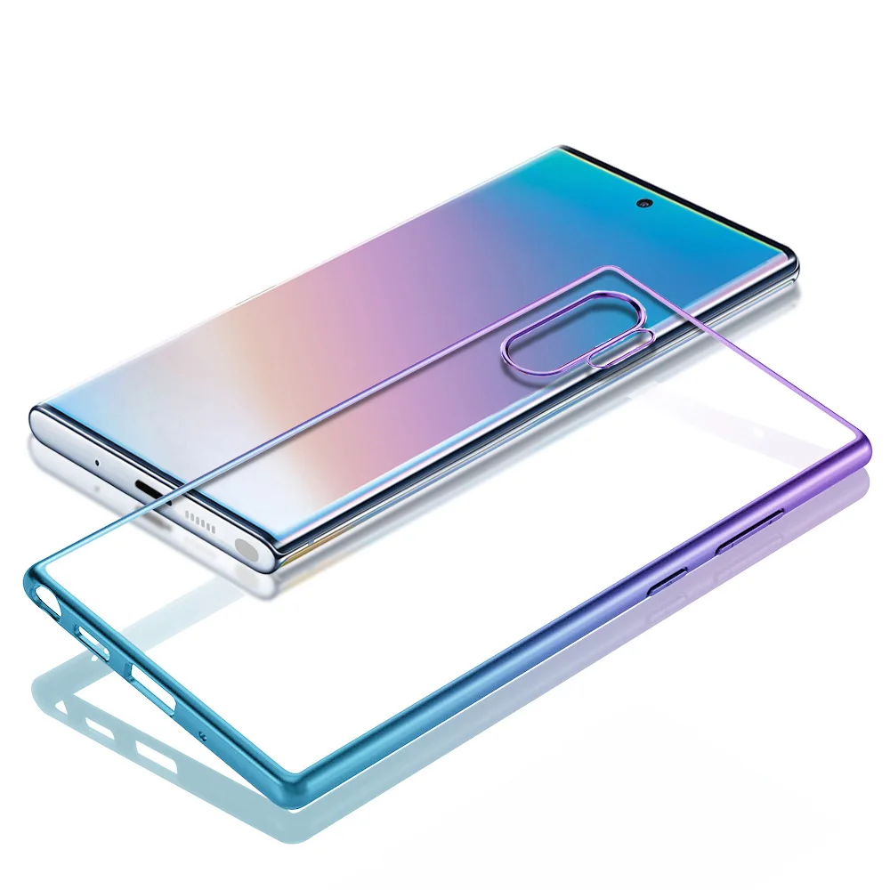 Чехол для samsung Galaxy Note 10 Plus, чехол из ТПУ с покрытием для samsung Note 10, чехол