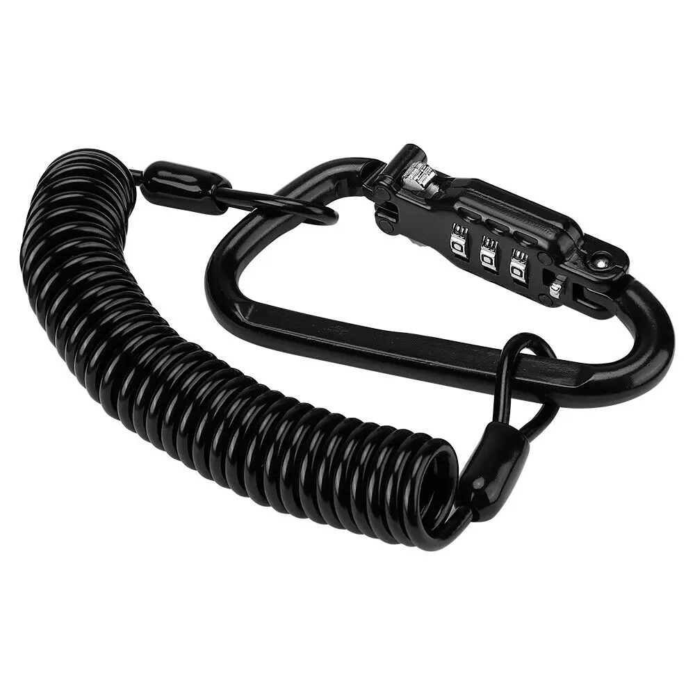 

Motorcycle Helmet Password Anti-theft Lock Helmet Code Lock Combination Lock Carabiner Device