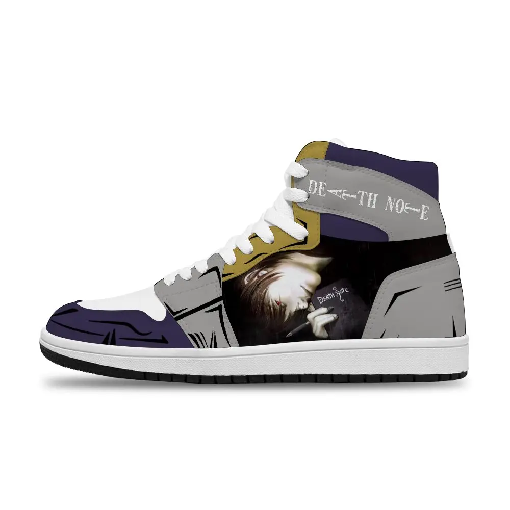 

2021 Japanese Hot Anime Death Note Diy Customized Sports Non-Slip Leisure Shoes For Men's Unisex Fashion Sneakers