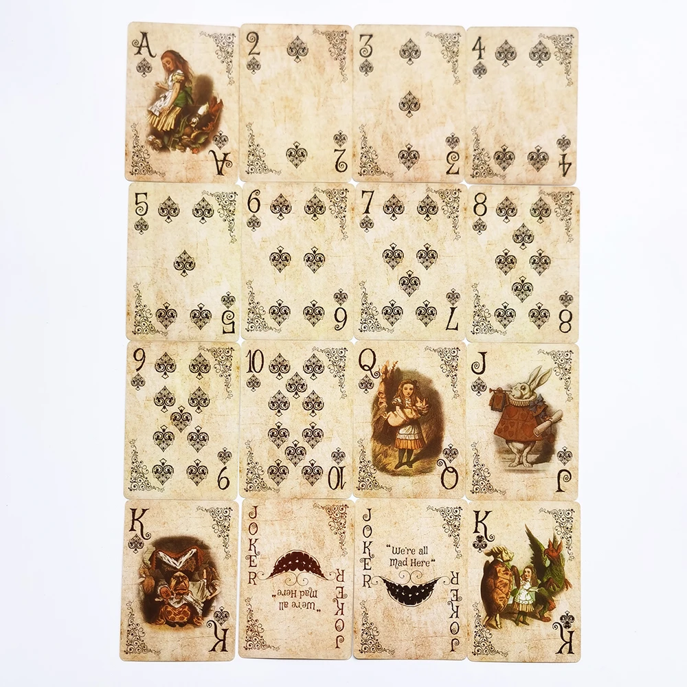 Игральные карты Alice in Game Poker колода игральных карт винтажные комиксы покерная в