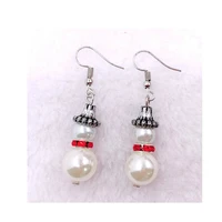 oe new christmas earrings fashion creative simple cartoon christmas snowman earrings jewelry