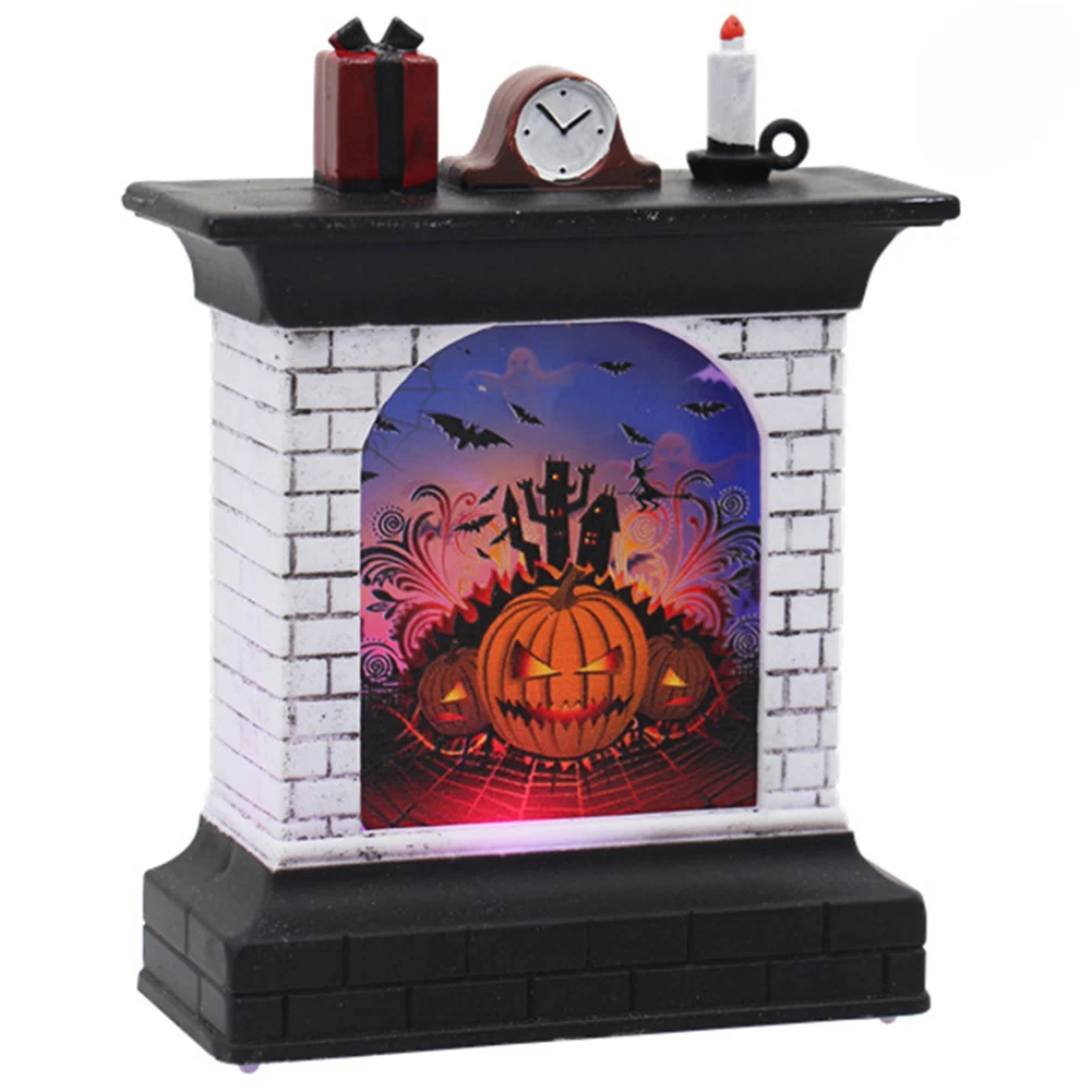 

Украшение на Хэллоуин лампа для камина винтажное легкое праздничное украшение для вечеринки YH-17