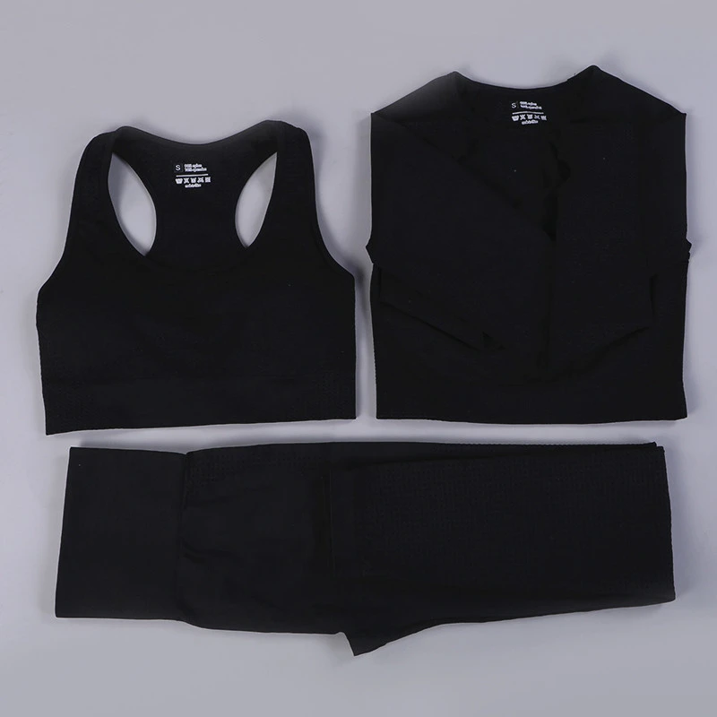 

Women Seamless Yoga Sets Fitness Clothing Sportswear Padded Push-up Sports Bra Leggings Sportwear Lady Fitness Sports Suits