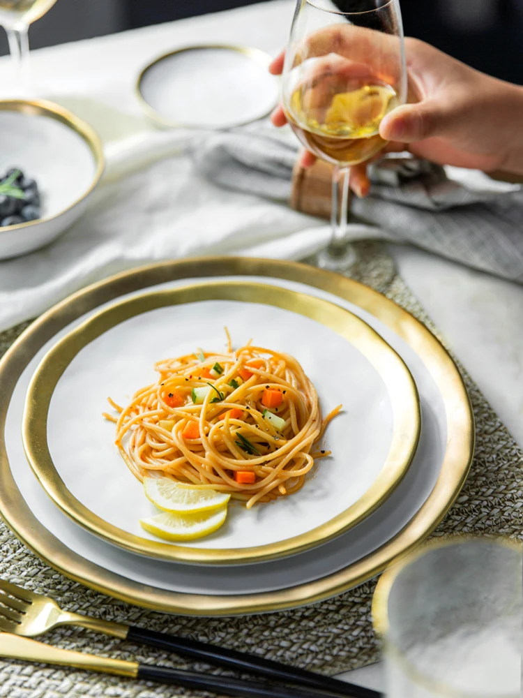 Креативная Европейская керамическая тарелка ручной работы в западном стиле из