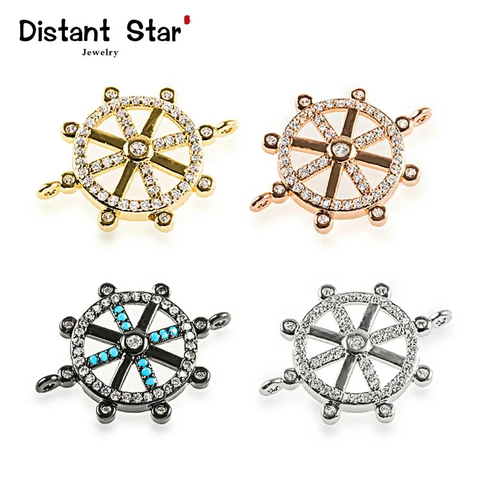0 9 * дюймов компас латунный цирконий ювелирные изделия аксессуары для браслетов