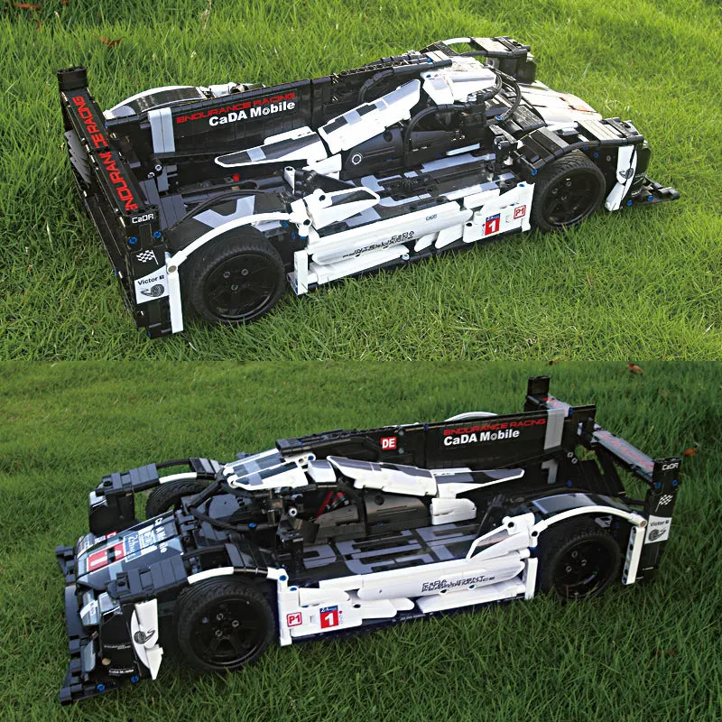 1586 шт. CADA Mobile Techinic супер гоночные автомобили C61016 MOC Creator городской строительный блок кирпичи игрушки Совместимые 23018 23007