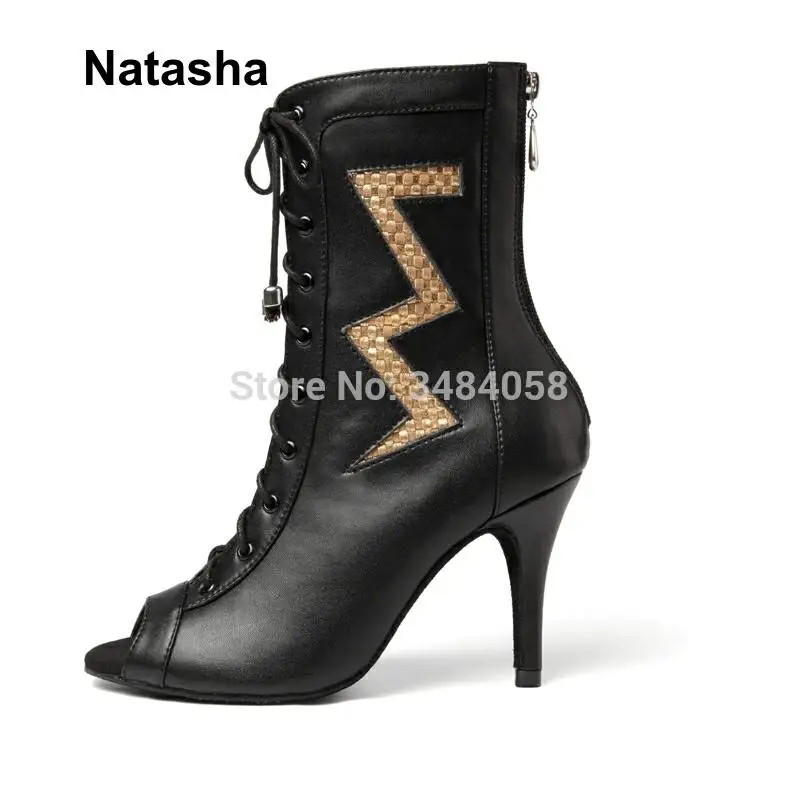 Наташа кожаные ботильоны|Обувь для танцев| |