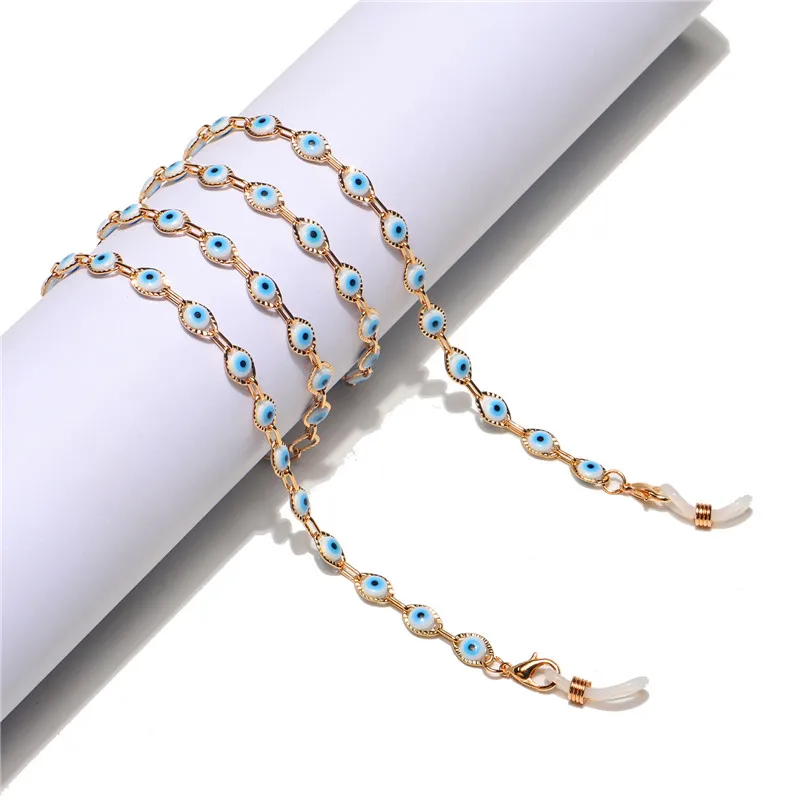 

Fashion Evil Eye Mask Chain Eyeglasses Lanyards For Women Retro Metal Sunglasses Chains Eyewear Holder Neck Strap Dropshipping