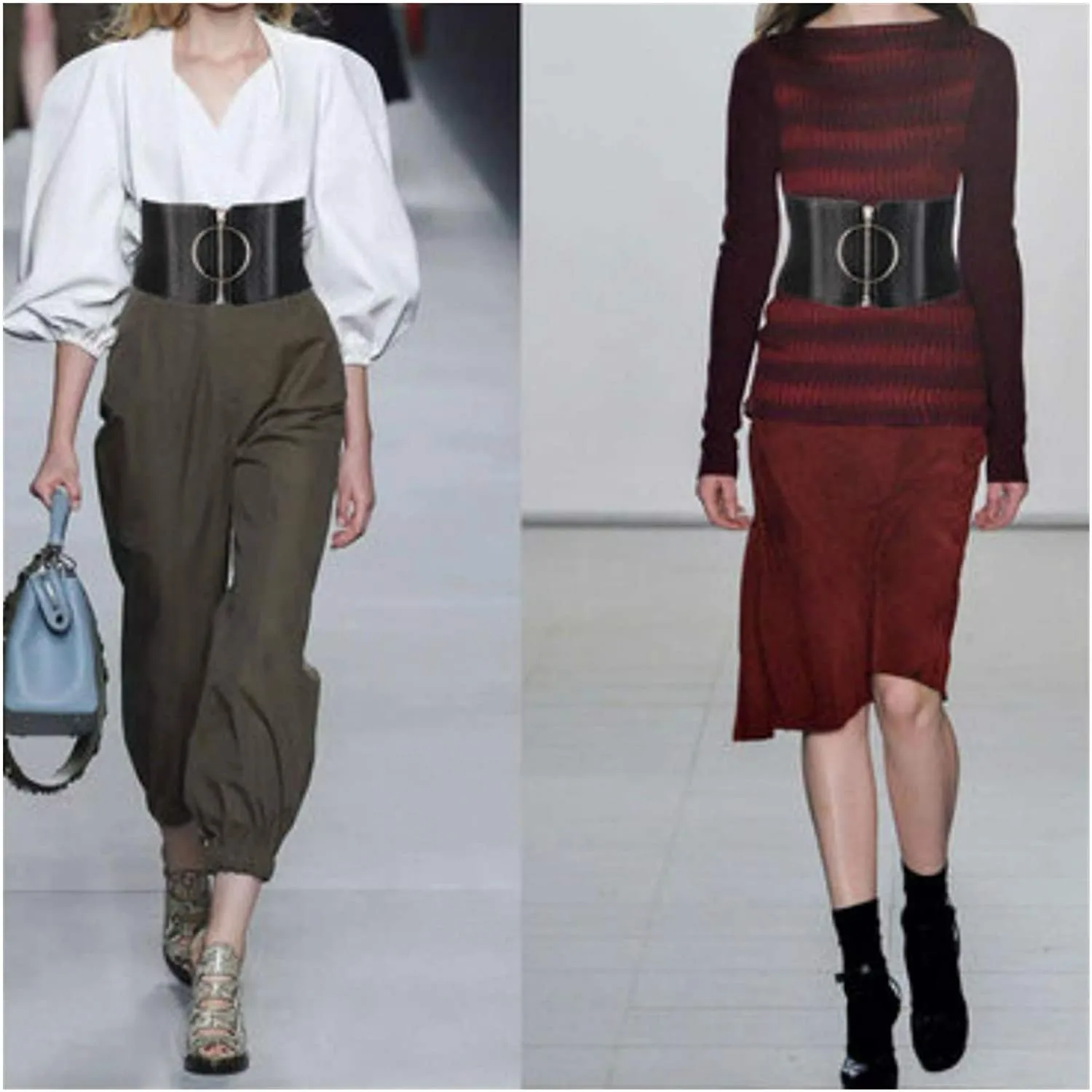 

Lady Retro Wide Waist Belts Women For Dress Jacket Ladies Elastic Belts Female Big Met Elastic Belts Fashion Brand New Belt 83#F