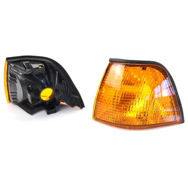 2 шт. желтый янтарный индикатор лампа угловой светильник объектив боковые