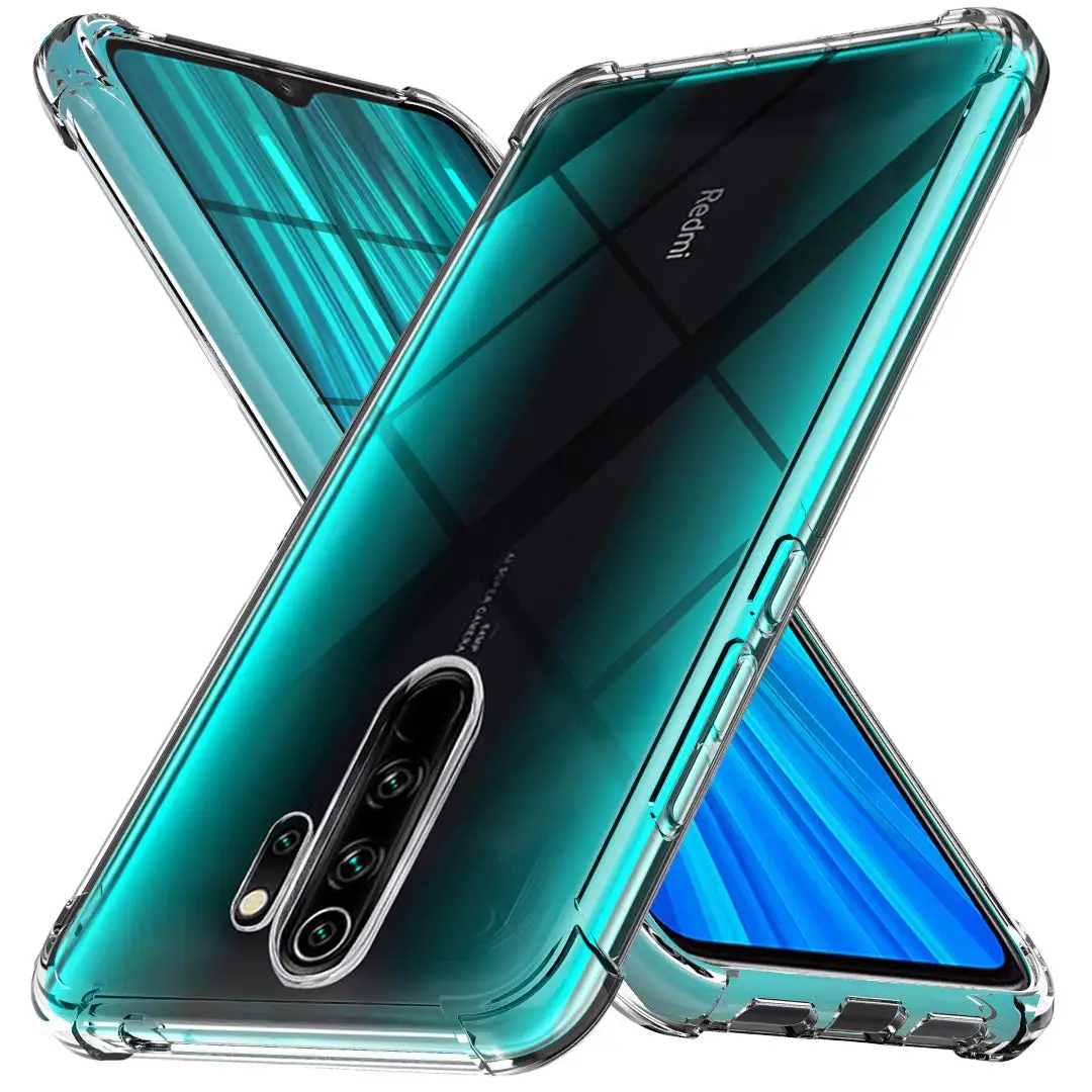 Чехол для Xiaomi Redmi Note 9s 7 8 Pro RedMi 8A Силиконовый противоударный прозрачный защитный