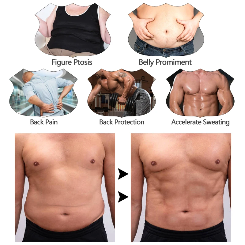 Men Slimming Belt Waist Trainer Body Shaper Trimmer Corset For Abdomen Belly Shapers Tummy Control Fitness Compression Shapewear