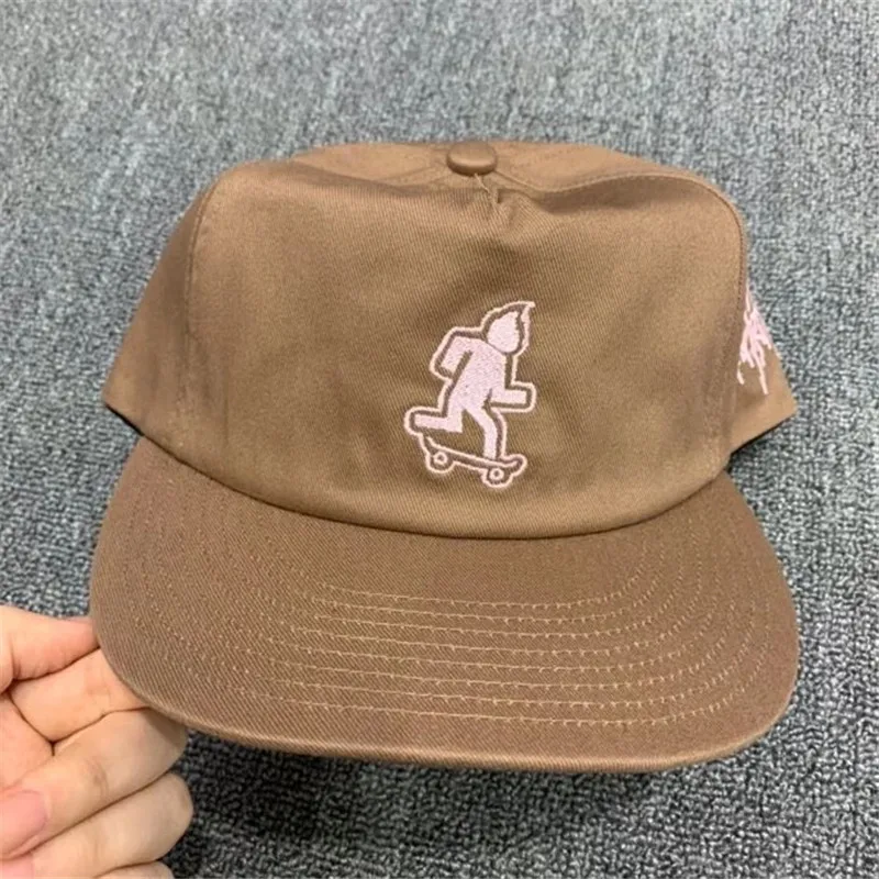 

Cactus 2021ss Travis Jack Skate Hat Men Stickman Embroidery Baseball Cap