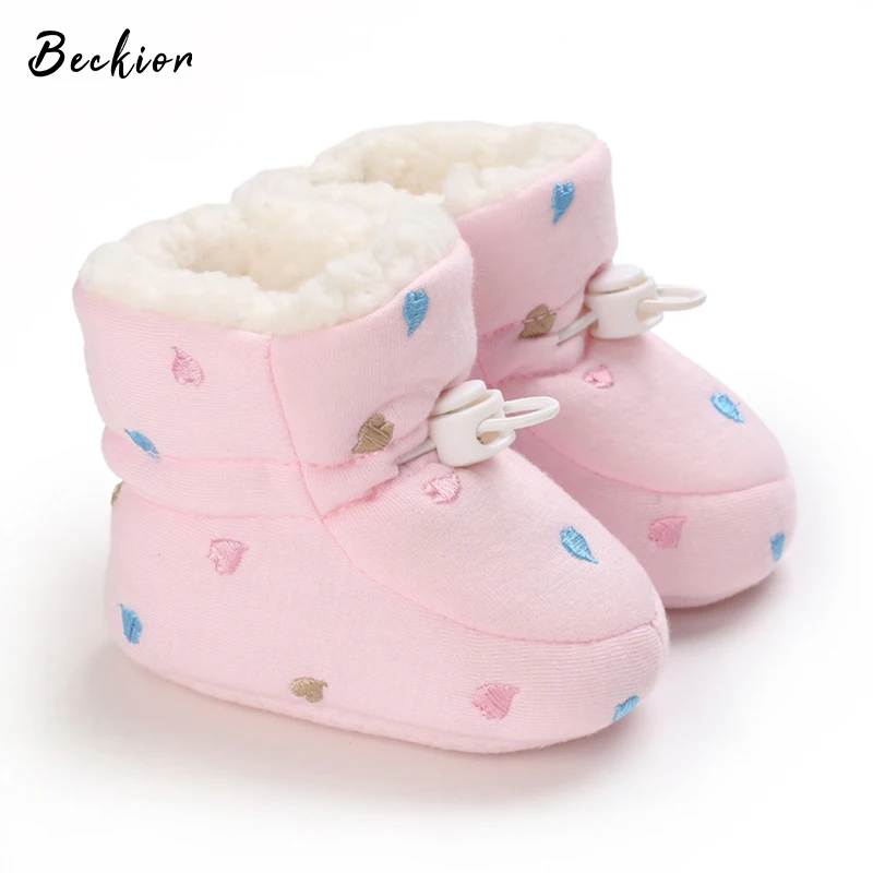 Детские зимние милые ботинки beckanimal для девочек прогулочные ботильоны со