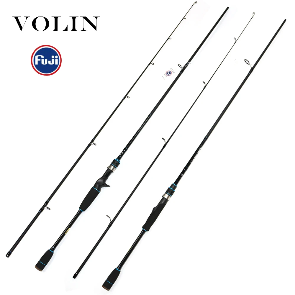 VOLIN новый Спиннинг Fsihing стержень 1 8 м 2 4 FUJI направляющее кольцо Fuji катушка сиденье
