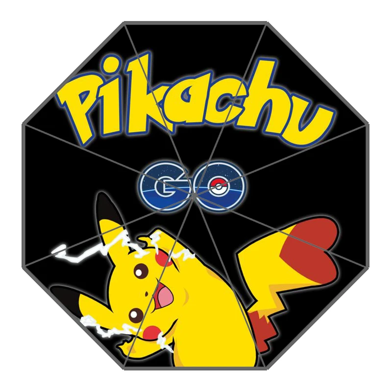 23 P# Pikachu Pokemon Зонт с индивидуальным принтом складной зонт от солнца и дождя для путешествий неавтоматический декоративный зонт высокого качества - Цвет: 23