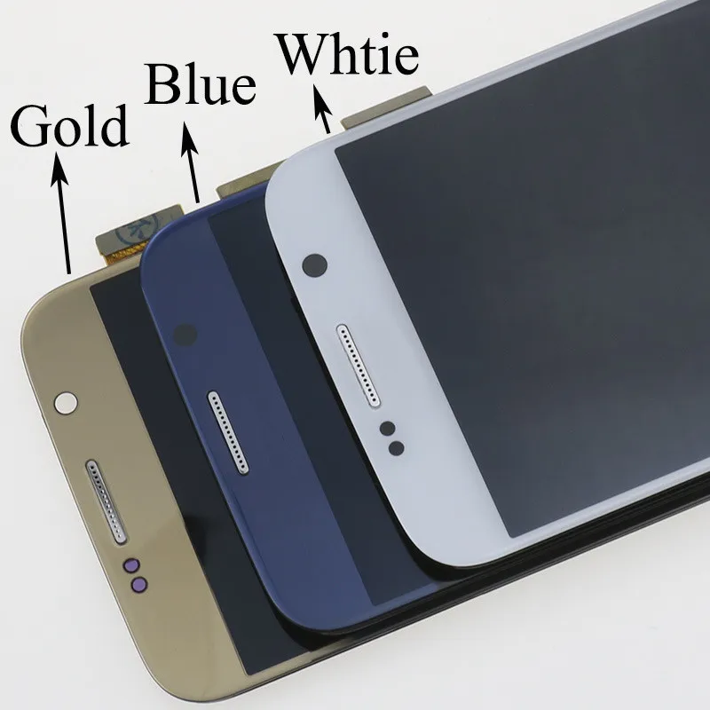 5.1'ɺmoled Display For SAMSUNG Galaxy S6 G920 G920F LCD Touch Screen Digitizer Assembly Replacement Parts with Burn Shadows |