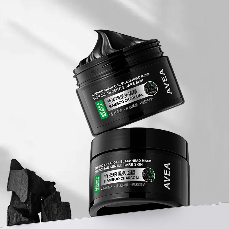 

Увлажняющая маска для лица с бамбуковым углем, глубокое очищение, Легкое Восстановление пор, быстрое удаление черных точек и акне