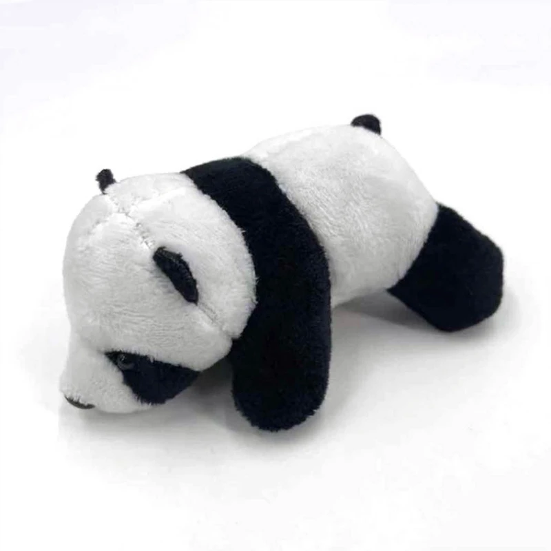 

Plush Panda Bar Brooch Doll Pin Mini Panda Doll Toy Animal Breastpin Scarf Buckle Suit Shirt Bag Pins Gift Decoration L5YB