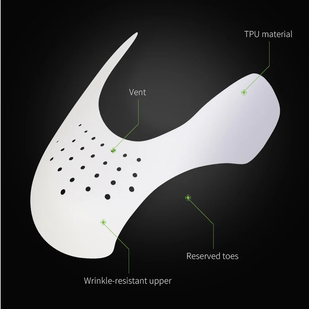 3ANGNI 1 Pair Anti-wrinkle Fold Shoe Tree Accessories Protect Upper Folds Snekers Shoes Tree For Air Force