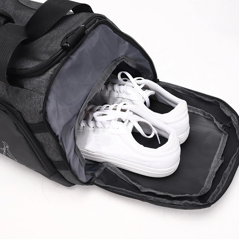 Men Nylon Travel Bag Large Capacity Outdoor Gym Bags Portable Waterproof Handbags Shoes Compartment Shoulder Luggage PouchXA808F