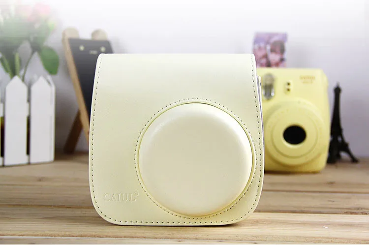 28 Fuji Fujifilm Instax Mini 9 Mini 8 сумка для камеры из искусственной кожи Аксессуары для мгновенной камеры сумка на плечо защитный чехол с ремешком - Цвет: 28