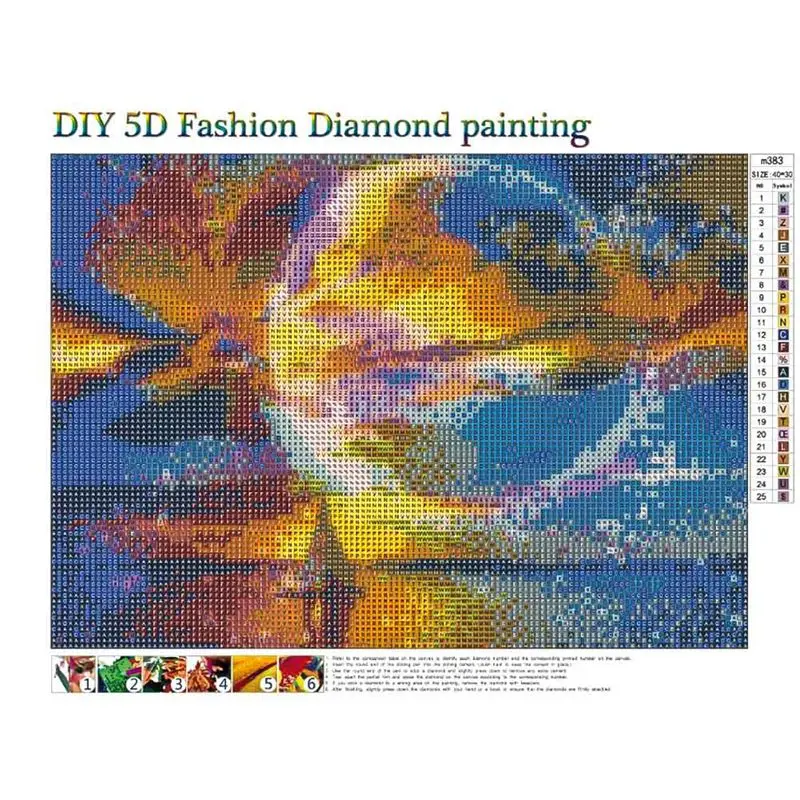 

5D DIY Diamond Painting Full Square/Round Drill Embroidery Moonlight & Color Starry Sky Cross Stitch gift Home Decor Gift
