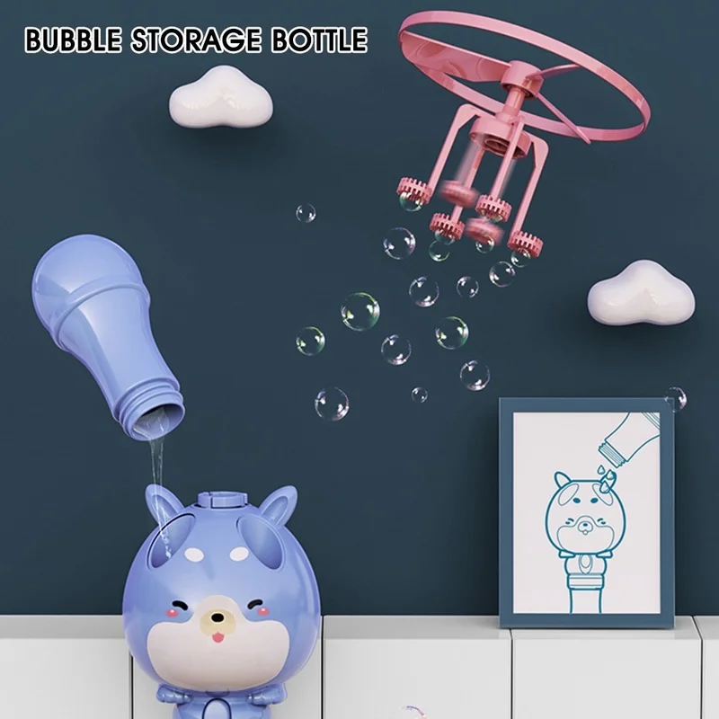 

Children's bamboo dragonfly bubble machine, baby toys, kids toy