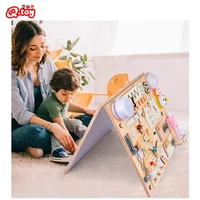 busyboard latch toddlers sensory board lock toys montessori toy skills games basic for kids toddler diy wood toy elements part