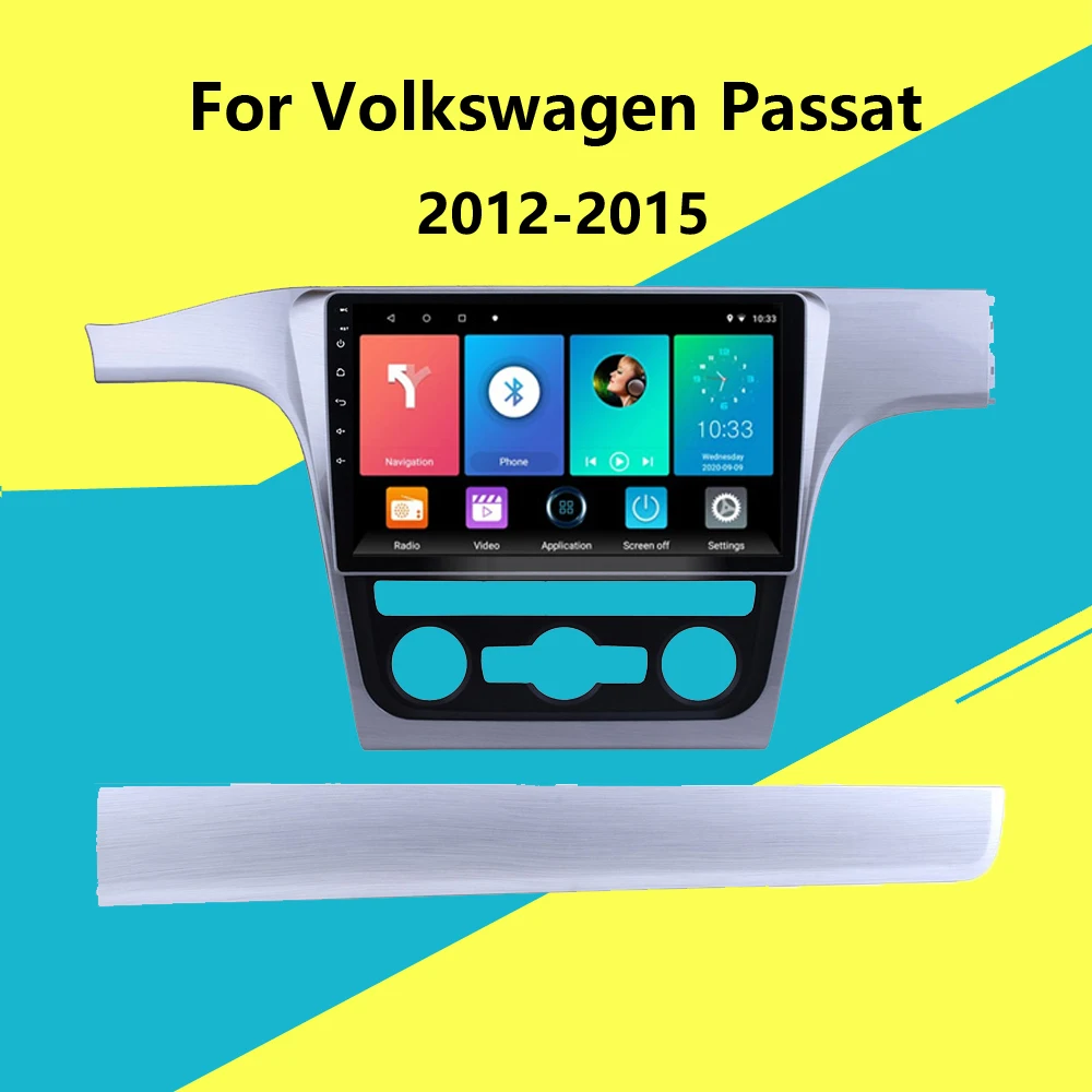 

For Volkswagen Passat 2012-2015 Car Radio 2 din 9 Inch Android Autoradio Car Multimedia Player GPS DVR Camera