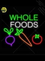 whole foods neon sign neon bulb sign glass tube hotel neon lights recreationfood room neon light wall beer energy drink bar neon