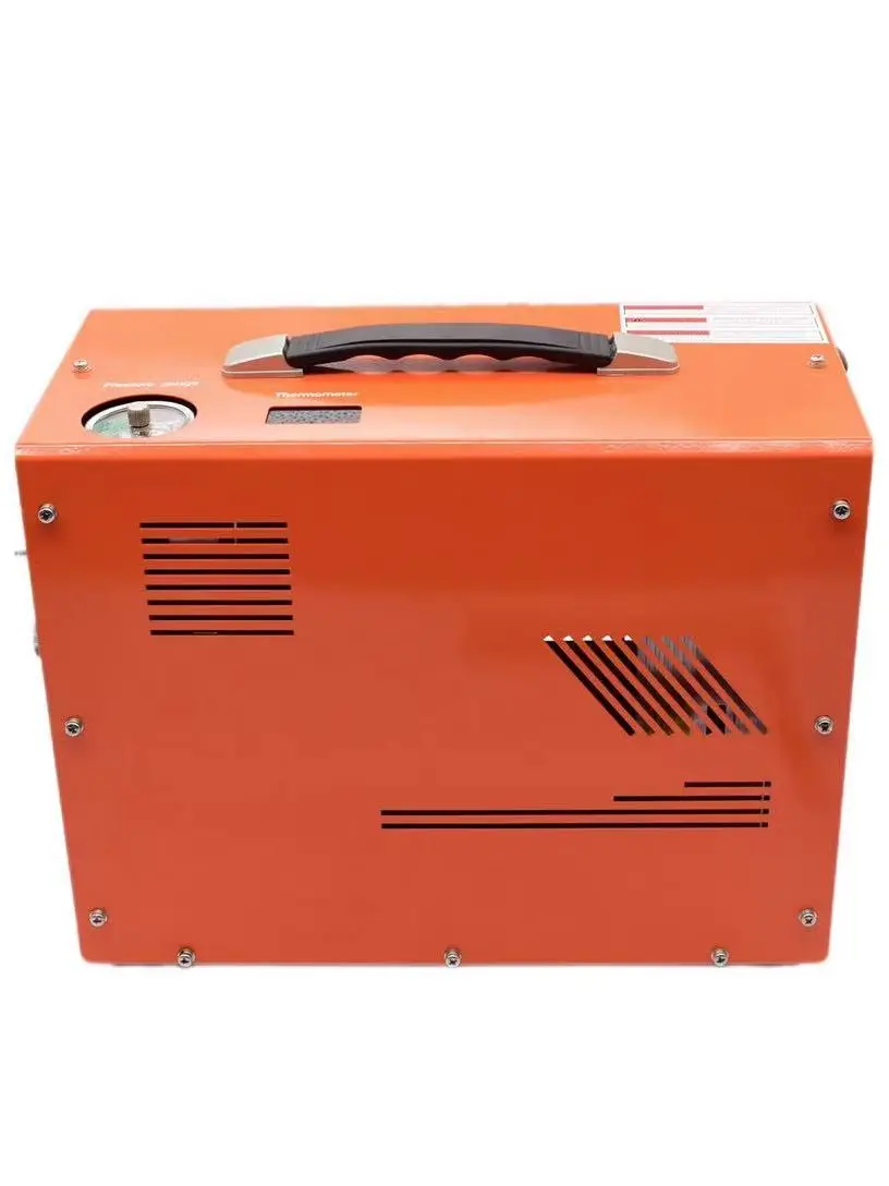 Fiyat 12V Taşınabilir 300bar Pcp Hava Kompresörü 110V 220V Otomatik Kapanma Elektrikli Pompa Dahili Trafo Ile