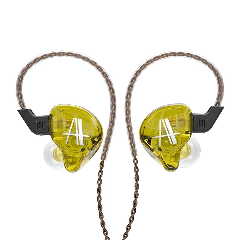 CCA CA2 1DD Dynamic In Ear Earphone HIFI DJ Monitor Earphones Earbud Sport Noise Cancelling Headset KZ ZST EDX TRN MT1 ST1 M10 |