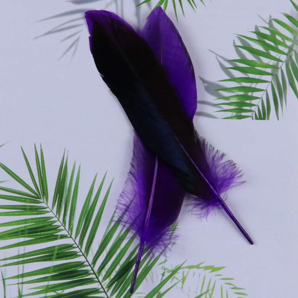 50pcs Real Duck Feathers 15-20 CM Jewelry Home Lamp Making Plumes Carnival Party Dress Clothes Decoration Craft Accessories - купить по