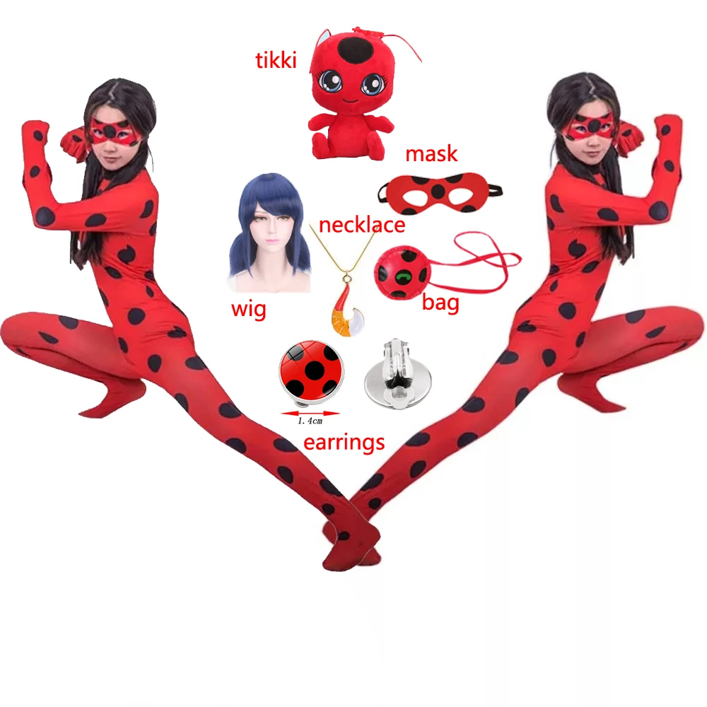 Хэллоуин красный баг Необычные костюмы детская одежда из спандекса детские