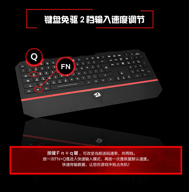 Ультратонкий для Redragon K502 RGB игровая клавиатура RGB светодиодный Подсветка 104 клавиша Бесшумная клавиатура с подставкой для запястья для ПК игры