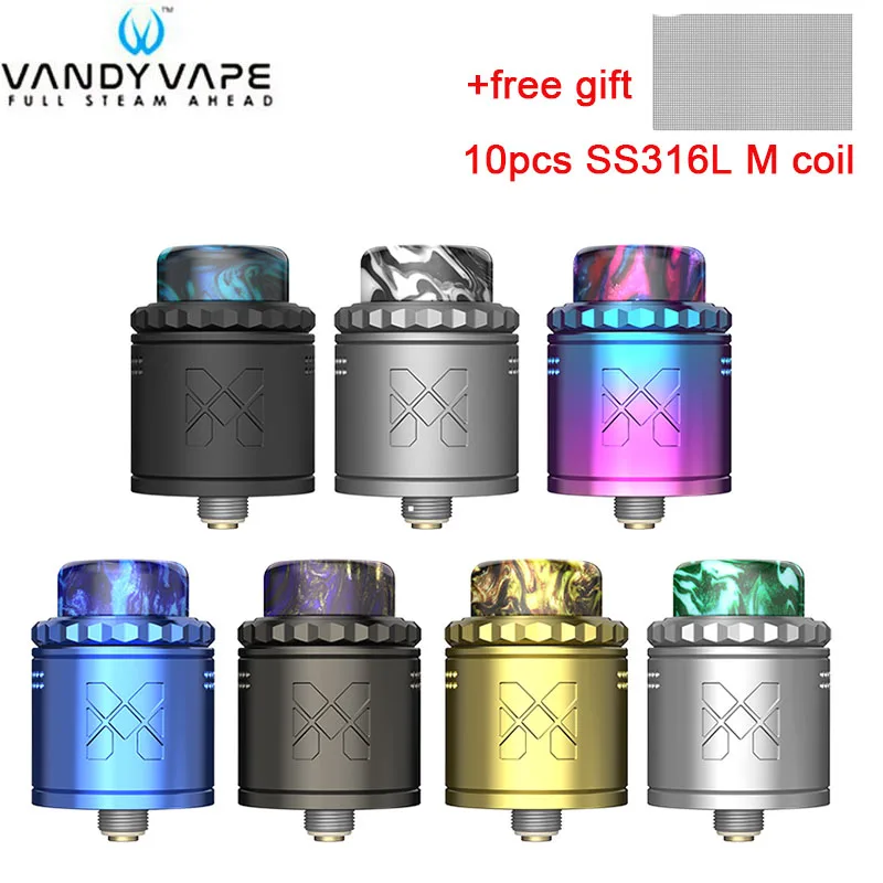 Оригинальный испаритель Vandy V2 RDA Tank 2 мл атомайзер подходит для проводов M