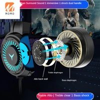 headphone head mounted headset e sports games desktop and laptop wired universal wireless bluetooth 7 1 channel single hole