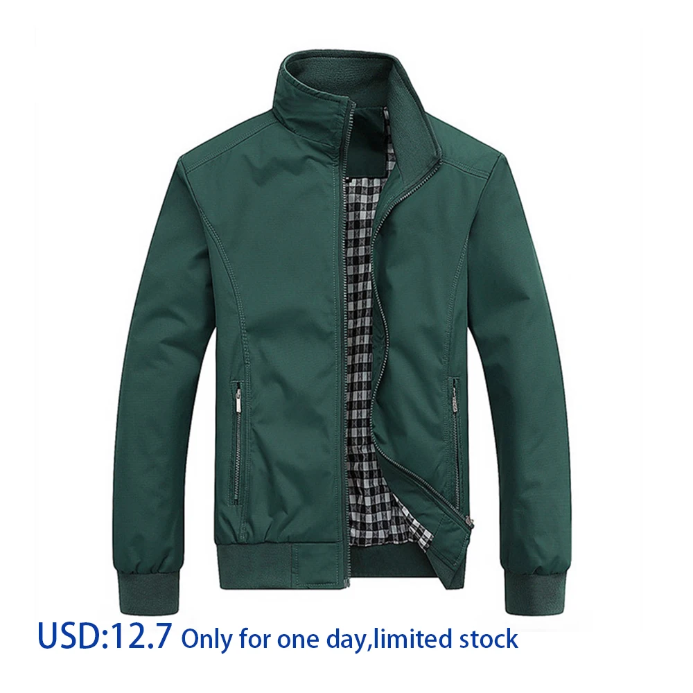 

Men's Jackets Fashion Jackets Casual Jackets Coat Jackets Winter Jackets Solid Color Zipper Men's Jackets M-5XL Type