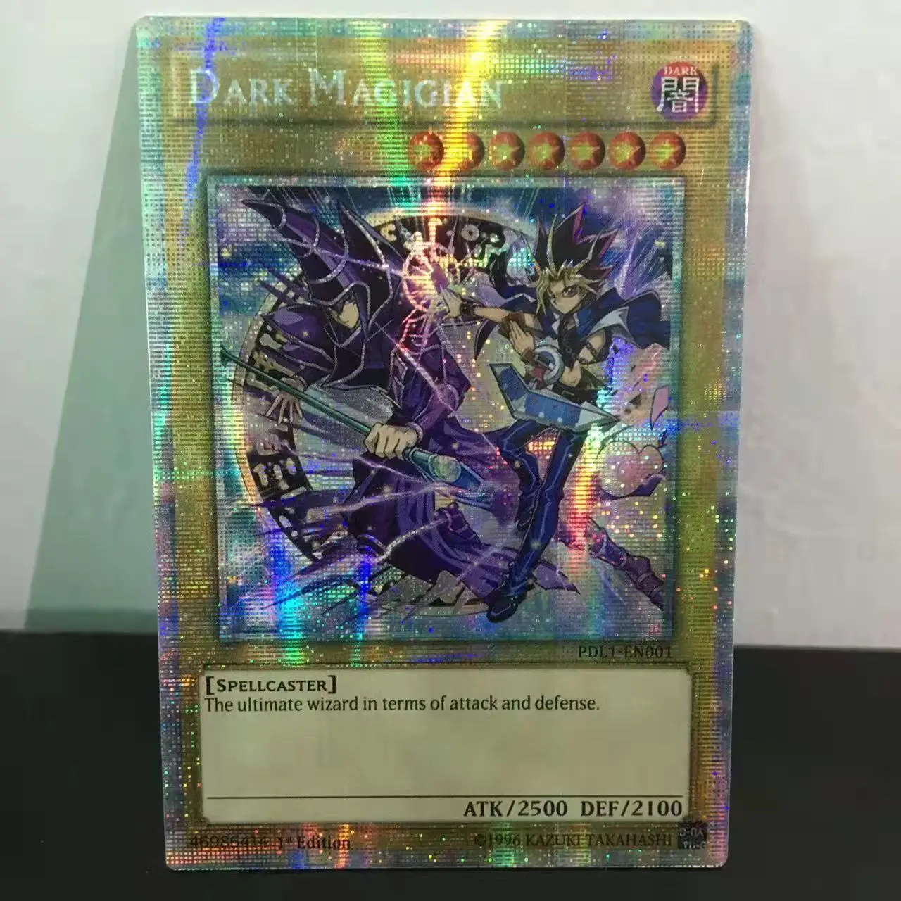 Yu-Gi-Oh 25TH/PDL1-EN001/PSEC-JP002 Black Magician Muto Game Classic Anime настольная игра коллекционная открытка