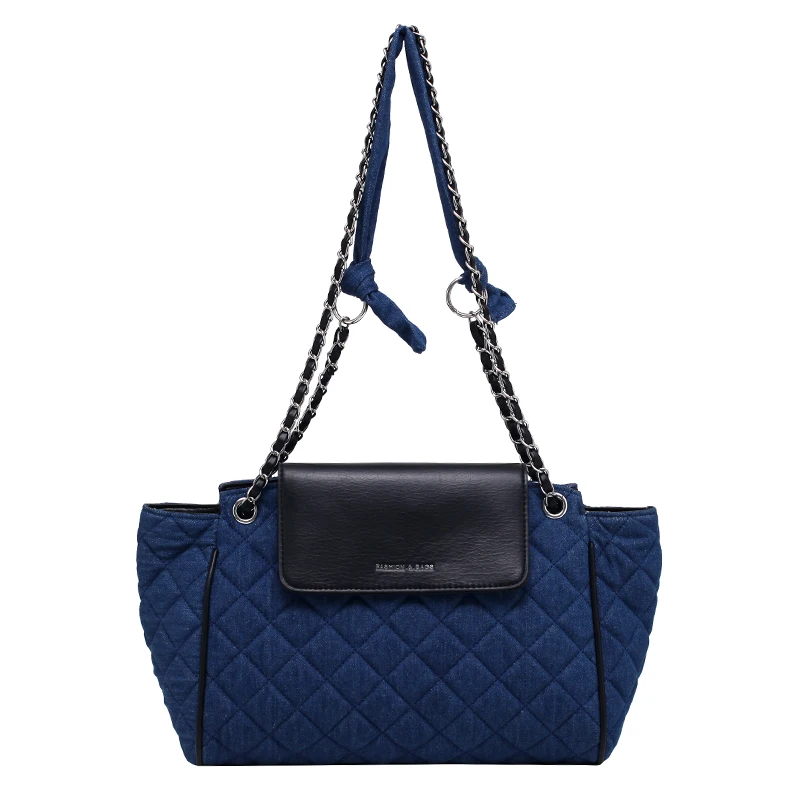 

High Capacity Designer Canves Crossbody Bags for Women 2021 Fashion Branded Chain Big Shoulder Handbags and Purses Lady