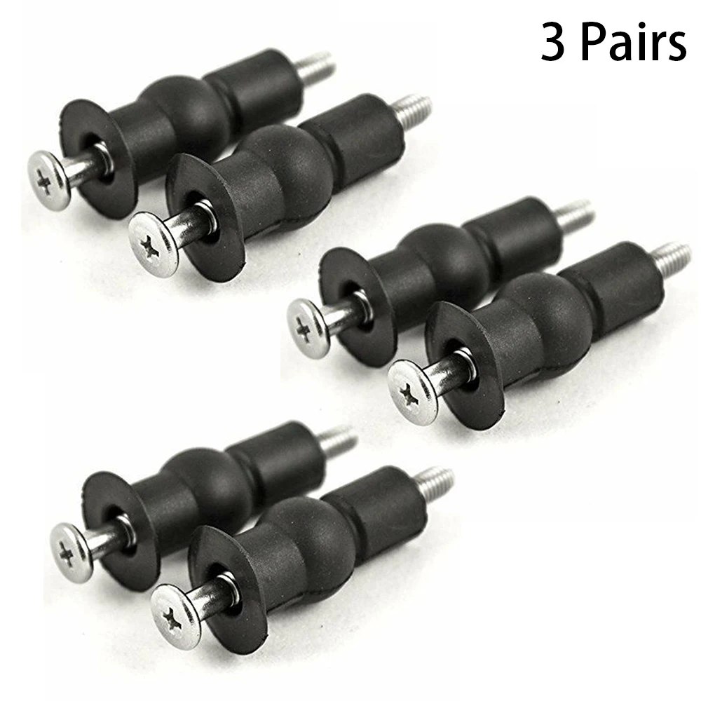 

Toilet Seat Toilet expansion bolt For TOP FIX Seat Hinge Hole Fixings 3 Pairs