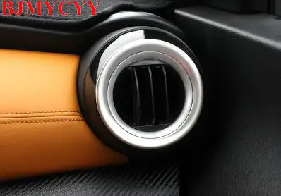 Стайлинг автомобиля BJMYCYY декоративное кольцо из нержавеющей стали с обеих сторон