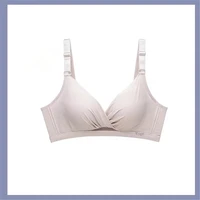 ladies non marking bra with thin upper and lower support no steel ring adjustable comfortable to shape breathable bra fp035
