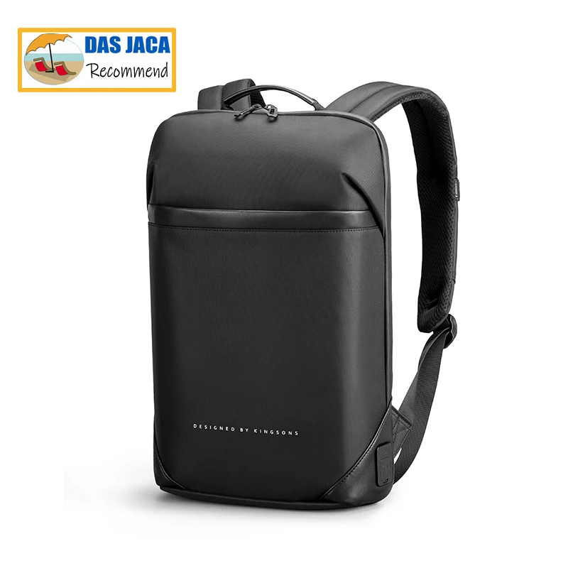 slim laptop backpack men women 15 6 inch office work men backpack business bag unisex black ultralight backpack thin mochila free global shipping